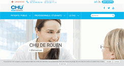 Desktop Screenshot of chu-rouen.fr